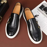 Double Monk Strap Loafers
