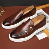 Double Monk Strap Loafers