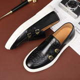 Double Monk Strap Loafers